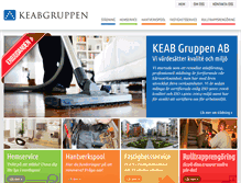 Tablet Screenshot of keabgruppen.se